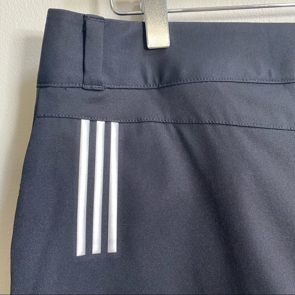 Adidas Black 3 Stripe Activewear Skort Size 10 - Picture 12 of 16